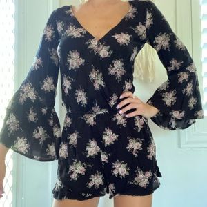 American eagle floral romper